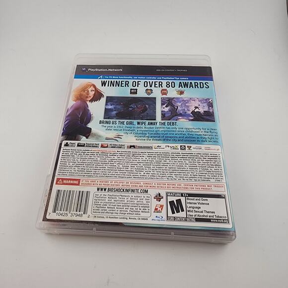 NO GAME- PLAYSTATION 3 BIOSHOCK INFINITE CASE & COVER ART **NO GAME INCLUDED*** - Picture 2 of 3